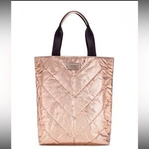 NWT VICTORIA’S SECRET ROSE GOLD QUILTED “Limited Edition” Tote Bag